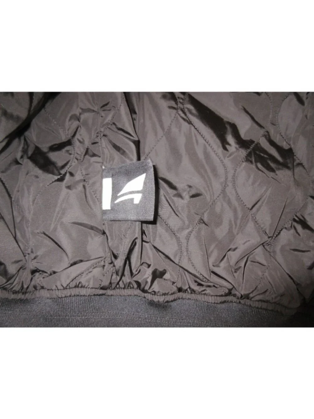 OOBE Brand Men's Full Zipper Modern Vintage Black Flight Jacket Size Medium NWT